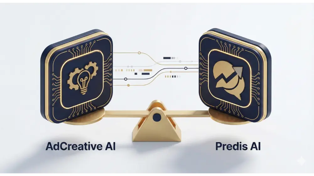 AdCreative.ai vs Predis.ai: ¿Cuál es mejor para Marketing & E-commerce en 2025?
